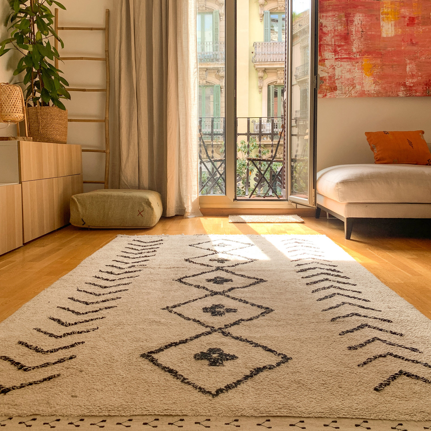 Bereber Classics Rhombs Washable Geometric Rug