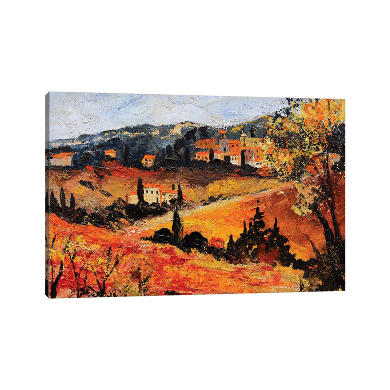 Provence In Autumn by Pol Ledent - Wrapped Canvas Gallery-Wrapped Canvas Giclée, 20.32cm H x 30.48cm W x 1.905cm D