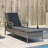 Sun Lounger With Cushion 24.8"X78.7"X31.9" Poly Rattan-145679335-145679329