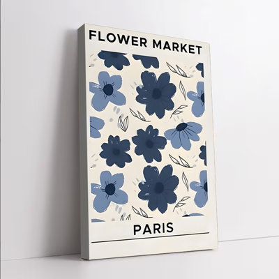 1 PC, art mural, affiches, marché aux fleurs, art mural sur toile, impression florale, botanique, moderne et minimaliste, salon, chambre, cuisine, bureau, décoration, esthétique chic, prêt à être accroché