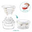 Contenant alimentaire transparent en plastique Sorbus Airtight-124953979