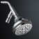Shower System Shower Faucet, Shower Head and Valve with Four-Functions Hydro-Generator & LED Light