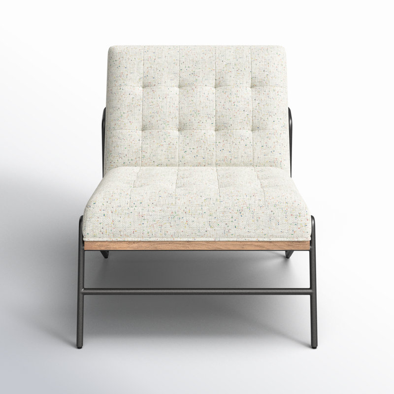 Wharton Upholstered Accent Chair, Brown, White