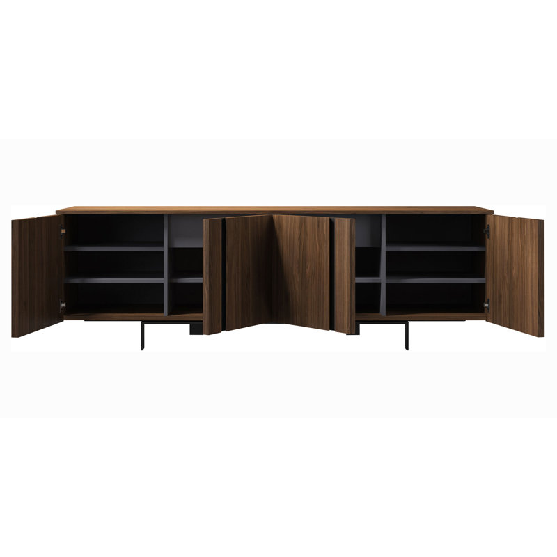 76'' W Credenza, Walnut