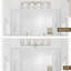 Luminaire de salle de bain rétro à intensité variable, verre rayé transparent-913133906-913133933-913133905