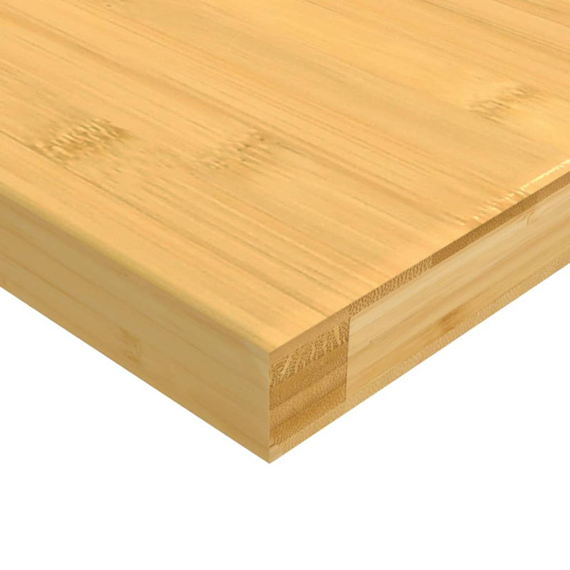 Tablette flottante Himmelmann, 0.6" H x 39.4" W x 7.9" D, Bambou