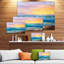 «Landscape Sunset Ocean Waves», impression sur toile - Couchers de soleil sur les vagues de l'océan-29505738