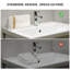 Porte-serviette d'invité en acrylique pour salle de bain, porte-serviette vertical imperméable transparent pour la cuisine, porte-serviette jetable
