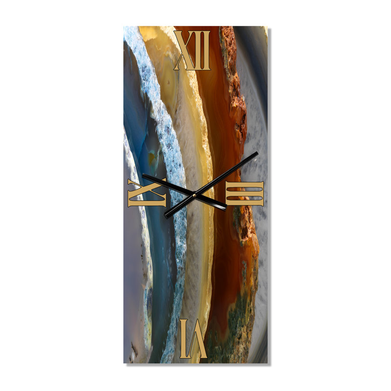 Horloge murale Minéral Slice, Grand