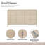 Commode Lotus Bay, petite - Sable