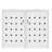 Remise à déchets horizontale en acier inoxydable l 4,53 pi. X P 2,54 pi.