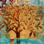 « serendipity tree ii » par louise montillio, reproduction d’art sur toile tendue-17215185