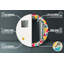 Huldar Glass Flat Wall Mirror