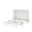 Lit escamotable double avec tiroir, ports USB et prises de courant