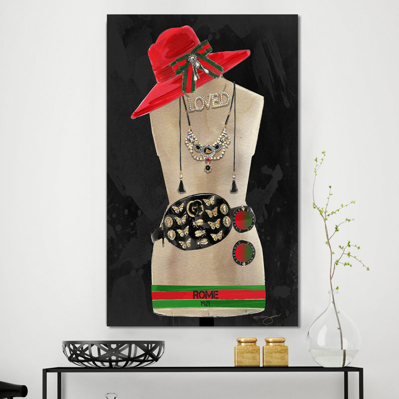 «Dress for Success Rome», impression, Toile tendue, H 30 po x l 18 po x P 1 po