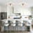 5-light Flush Mount Chandelier-390650395