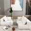 Canapé d'angle beige avec un taux de résistance élevé, des coussins moelleux et un support idéal pour regarder la télévision-715613144-715613147-715613145