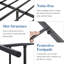 Single Double Size Bed Frame, Metal Platform Beds with Headboard and Footboard, Steel Slat Support, No Box Spring Needed, Easy Assembly-1243844765-1243844764