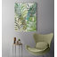 « layers palms i », reproduction sur toile tendue-31597529