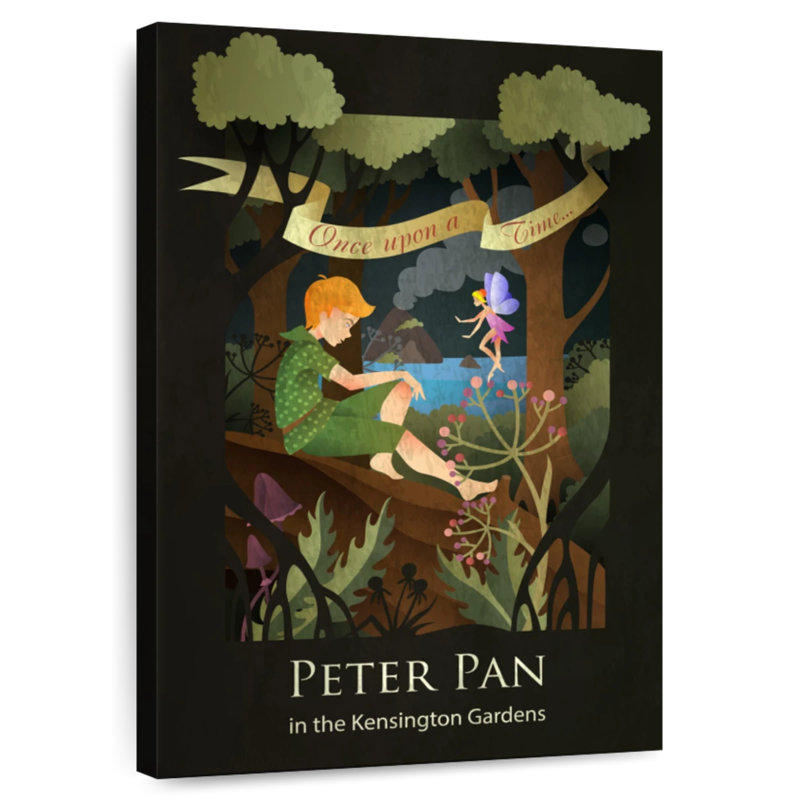 Peter Pan, 39" H x 26" W