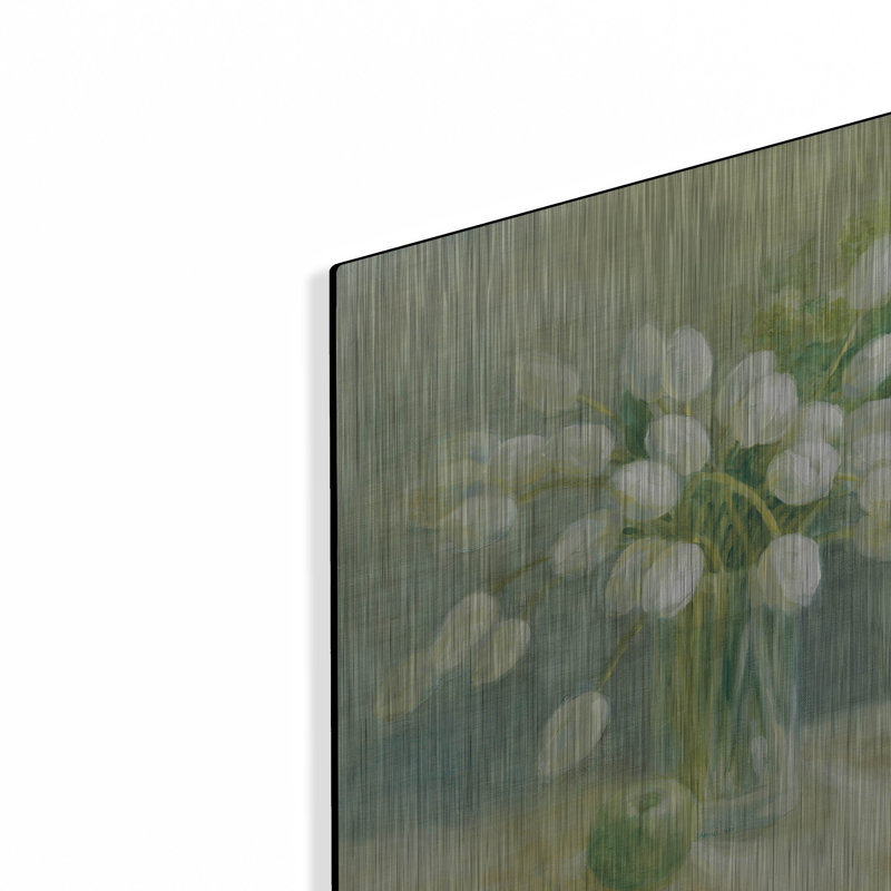 Art mural en métal Winston Porter «Still Life With Chinese Vase» par Danhui Nai, H 16 po x l 24 po