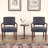 Soave 32.6'' Tall Velvet Accent Chairs Sets for Living Room, Accent Armchair with End Table-2096779230