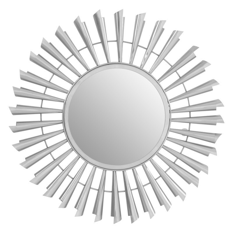 Buckland Metal Flat Wall Mirror