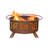 Collegiate Series 16" H x 30" W Steel Outdoor Fire Pit with Lid-20304563