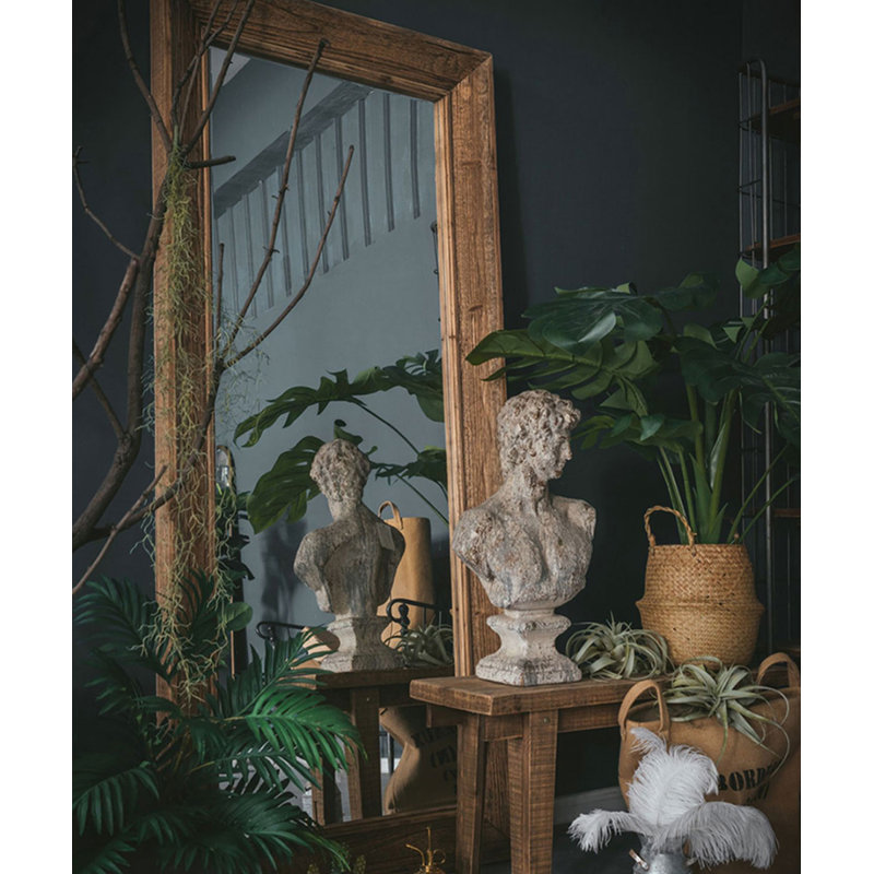 Miroir pleine grandeur rectangulaire en bois massif