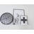 Mirror 19.7" Wall Clock-53107610