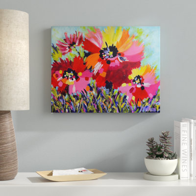 « big red pops », reproduction sur toile