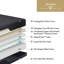 Egohome 14" medium copper infused gel memory foam mattress-73426378