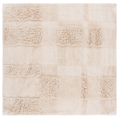 Thenuk Washable Hand-Tufted Geometric Rug