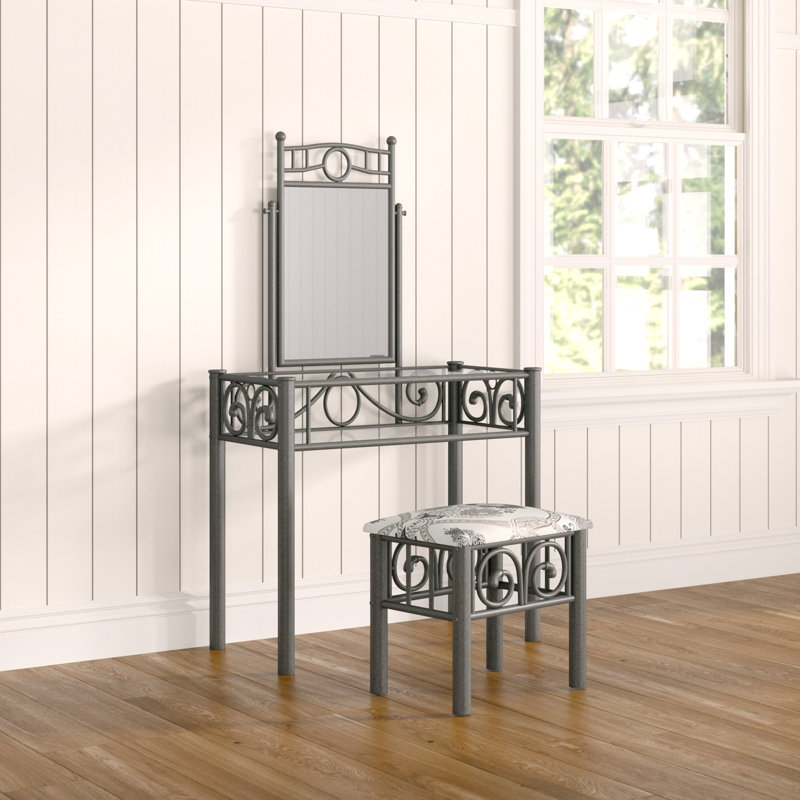 Voshell Vanity, Dark Brown
