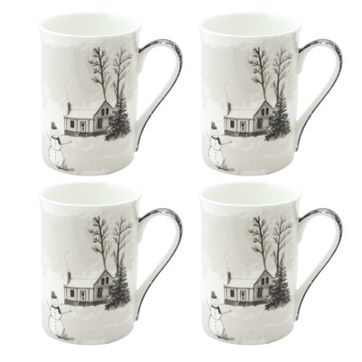 Scandinavian Wonderland Bone China Coffee Mug