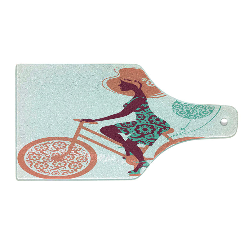 Planche à découper en verre trempé Ambesonne