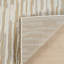 Tapis à motif abstrait beige / brun 7 pi x 10 pi (6 pi 7 po x 9 pi 6 po) Branch Branch Riva, tapis contemporain, à poils moyens et résistant aux taches-1188945152