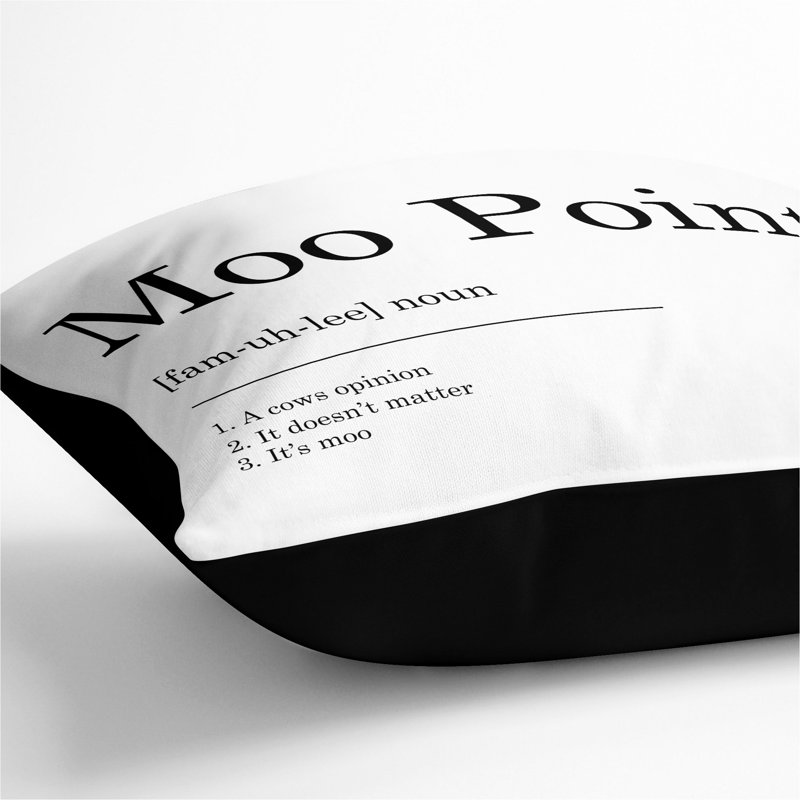 Square Cushion, 40cm H x 40cm W x 15cm D, Black