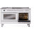 ILVE Professional Plus II 60 Inch Dual Fuel Range, 7 Sealed Burners, Griddle, French Top (Glass Door)-98168242-98168250