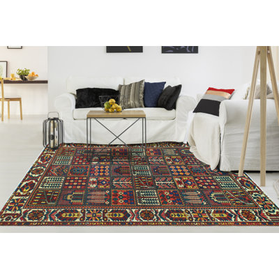 Cashea One-of-a-Kind 6'7" X 10'2" 1980s Wool Area Rug