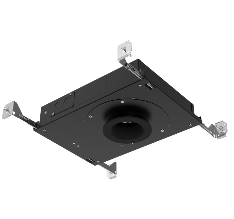Ensemble d'éclairage encastré Eco-Downlight 3, Noir mat