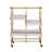 Serving Cart With 3 Adjustable Trays-1372234788