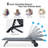 Christerpher Outdoor Metal Chaise Lounge