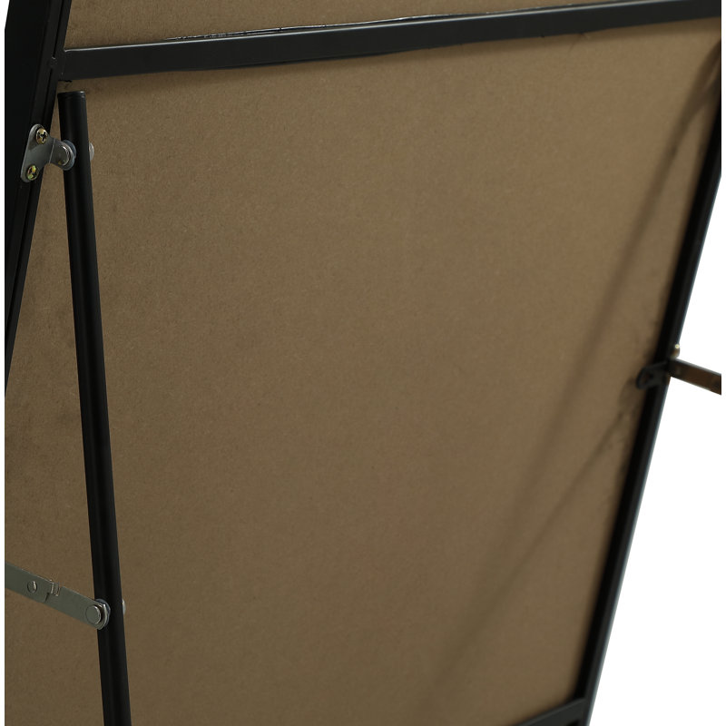 Miroir de plancher Sabine, Noir, 76 po x 32 po