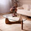 Table basse en bois massif rétro Burlywood