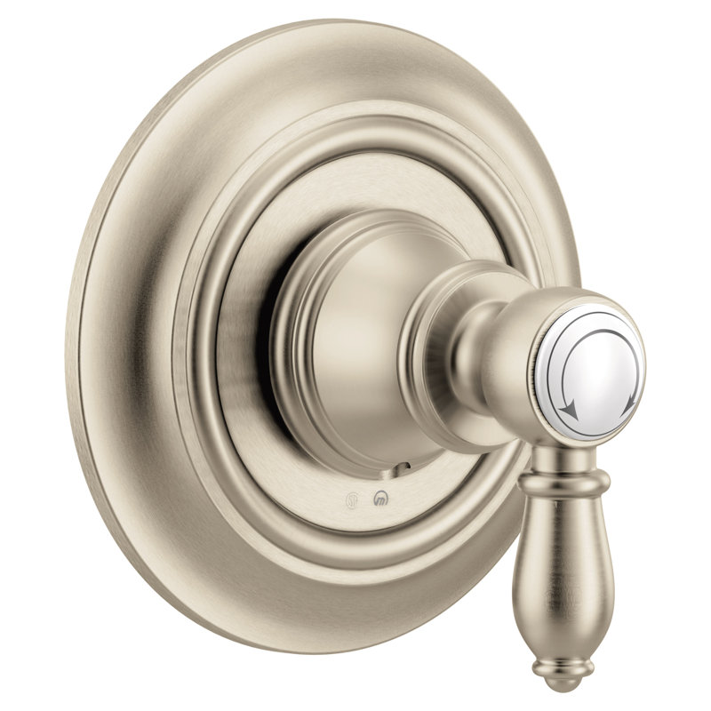 Weymouth 1-Handle M-Core Transfer Valve Trim Kit, Valve Required, Brushed Nickel