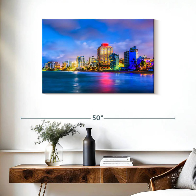 Lumières colorées Ravi San Juan, H 24 po x l 36 po