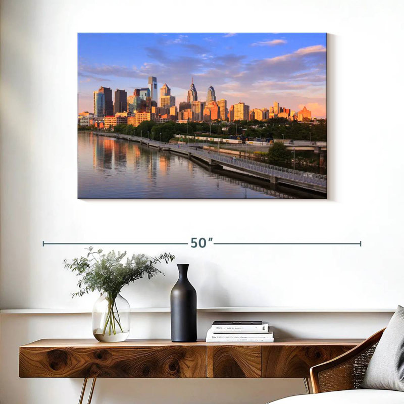 Horizon de soirée à Philadelphie Sireci, H 26 po x l 39 po