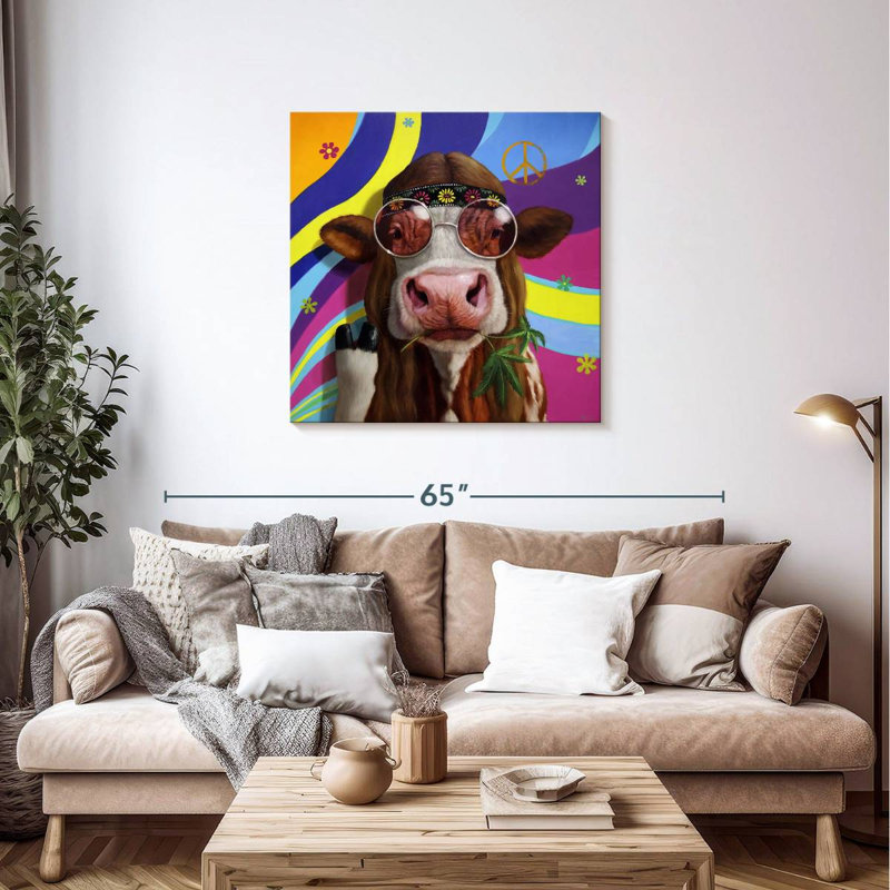 Grass Fed, 36" H x 36" W