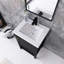 Meuble-lavabo simple 20 po avec comptoir en céramique
